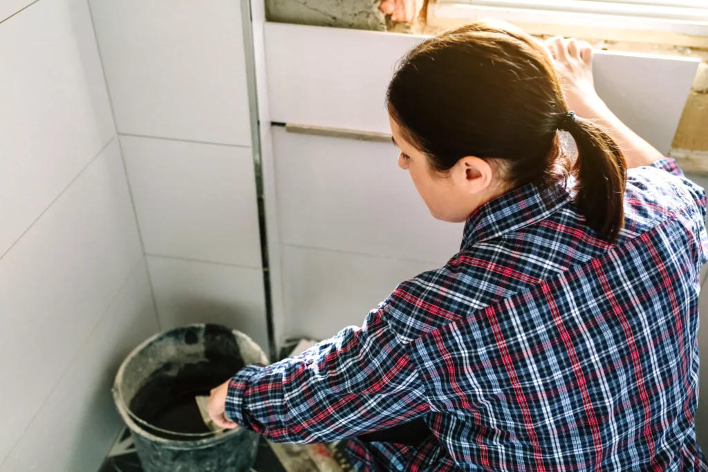 Peinture joint carrelage salle de bain