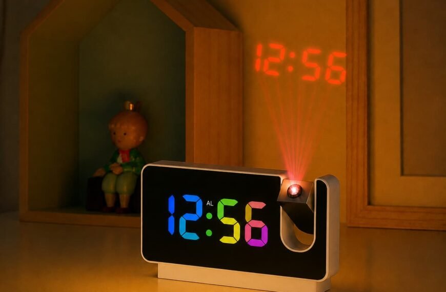 Le réveil projecteur sur la table de chevet : fonctionnel, décoratif et indispensable au quotidien